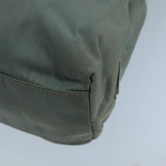 PRADA Tote Bag Nylon Gray Auth mr715 - Picture 15 of 16